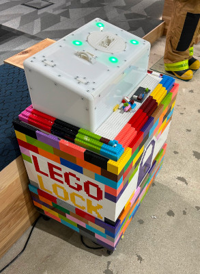 Science Museum exhibit lego lock