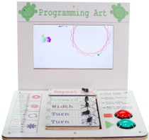 Childrens Museum exhibit programming art